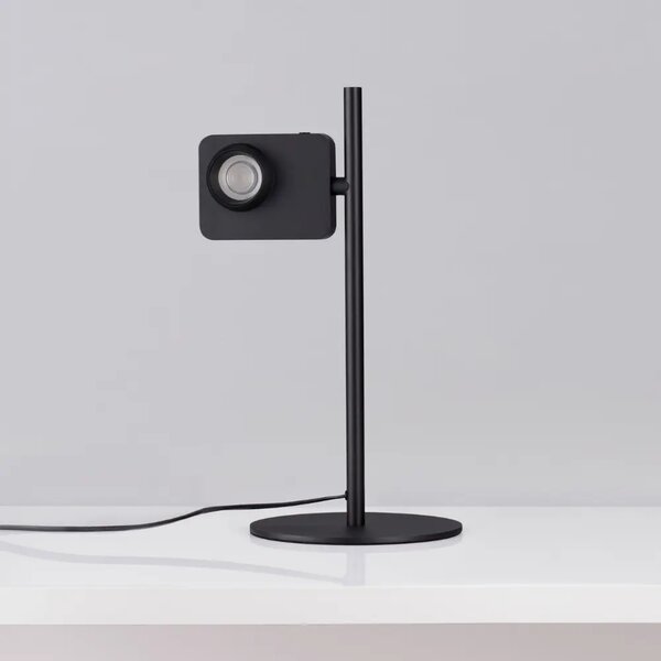 Nova Luce Černá kovová stolní LED lampa Kedros