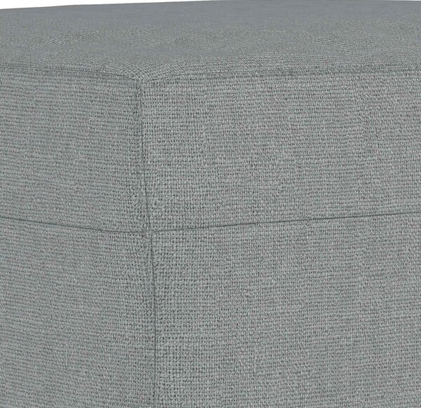 3dílná sedací souprava s polštáři světle šedá textil 3201826