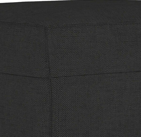 3dílná sedací souprava s poduškami černá textil 3201846