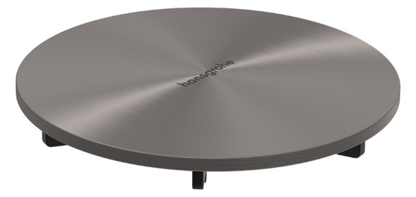 Hansgrohe RainDrain Staro - Vrchní sada odtokové soupravy pro sprchovou vaničku, kartáčovaný černý chrom 60058340