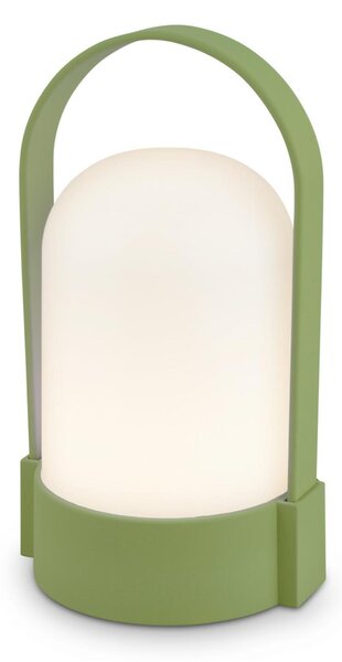 BRILONER Asa stolní lampička - 1W, 50lm, bezdrátová, LED, stmívatelné, teplá bílá, limetkově zelená 7544019