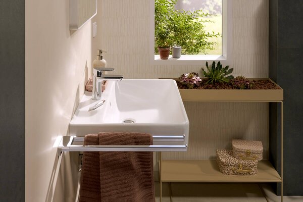 Hansgrohe AddStoris Q - Věšák na ručník dvouramenný, chrom 41770000