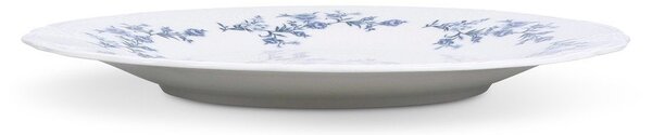 Bílý/modrý servírovací porcelánový talíř ø 32 cm Retro – BonBistro