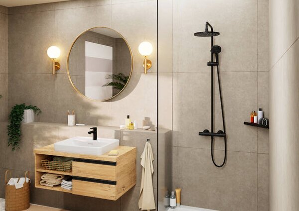 Hansgrohe AddStoris Q - Košík do rohu, matná černá 41741670