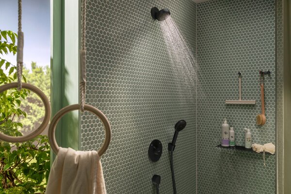 Hansgrohe AddStoris S - Polička 400 mm, černá matná 41794670