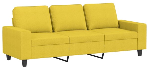 3dílná sedací souprava světle žlutá textil 3201871