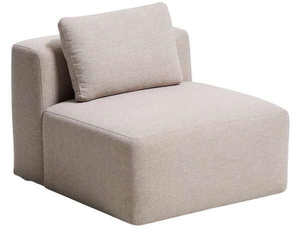 LÉTO -15% Kave Home Béžové křeslo Blok 90 cm
