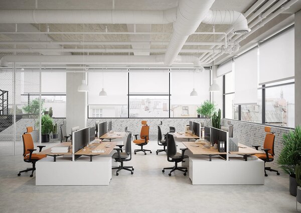 LD SEATING - Kancelářská židle LEAF 500 - černý rám