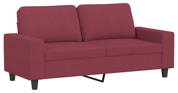 2dílná sedací souprava vínová textil 3201888