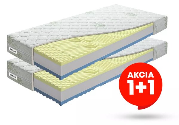 Pěnová matrace Benab Achilles 200x80 cm (T3/T4) *AKCE 1+1 + dva polštáře zdarma