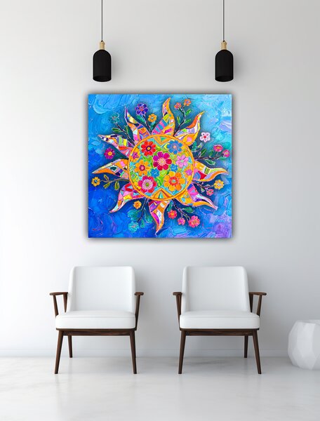 Obraz Mandala Mořské Slunce