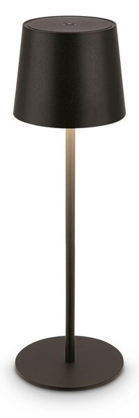 BRILONER Bota stolní lampa - 1,8W, 120lm, nabíjecí, LED, stmívatelné, dotykový vypínač, teplá bílá, černá 7708015