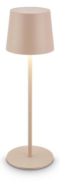 BRILONER Bota stolní lampa - 1,8W, 120lm, nabíjecí, LED, stmívatelné, dotykový vypínač, teplá bílá, béžová 7708011