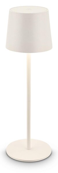 BRILONER Bota stolní lampa - 1,8W, 120lm, nabíjecí, LED, stmívatelné, dotykový vypínač, teplá bílá, bílá 7708016
