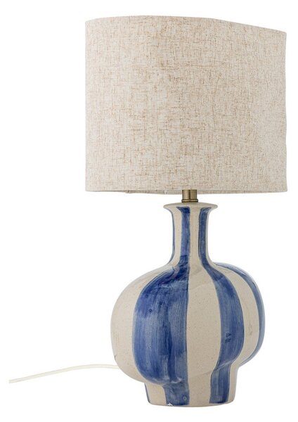 Keramická stolní lampa s textilním stínidlem (výška 46 cm) Alida – Bloomingville