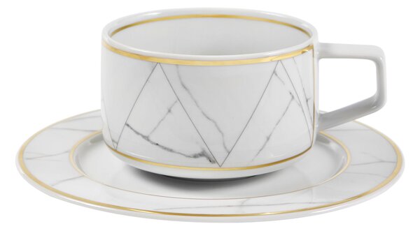 Vista Alegre Carrara Čajový / kávový šálek s podšálkem