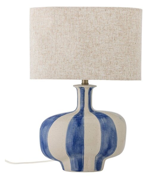 Keramická stolní lampa s textilním stínidlem (výška 46 cm) Alida – Bloomingville