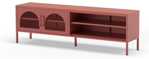 TV stolek v cihlové barvě 160x50 cm Diora – Marckeric