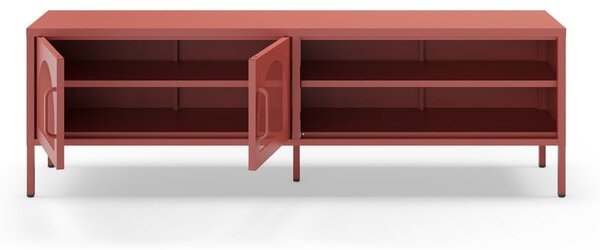 TV stolek v cihlové barvě 160x50 cm Diora – Marckeric