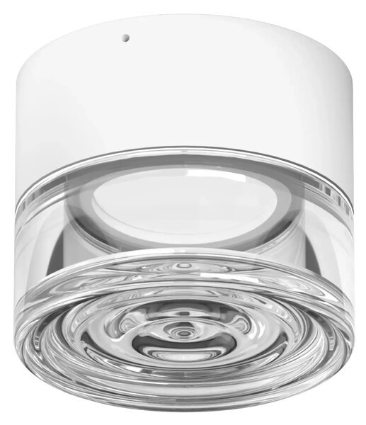Linealight Nástěnné/stropní LED osvětlení Horus Concentric, pr.12,6cm, 11W, CRI90, IP65 Barva skla: Kouřová, Barva montury: Černá