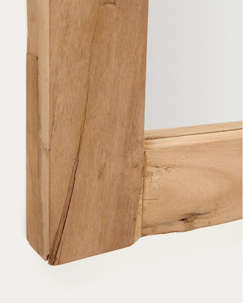 Nástěnné zrcadlo s dřevěným rámem 80x180 cm Maden – Kave Home