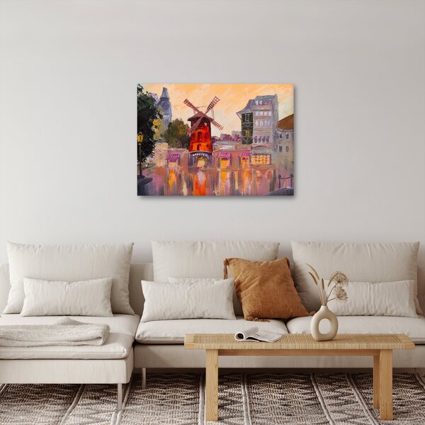 Obraz - Moulin rouge, Paříž, Francie (70x50 cm)