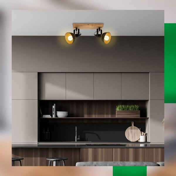 BRILONER EEK A 2ks sada E14 LED žárovka, třída A, Filament, 50.000h, 840lm, 4W, teple bílé světlo, kapka 0555004