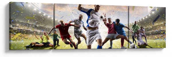 Obraz - Fotbal (170x50 cm)