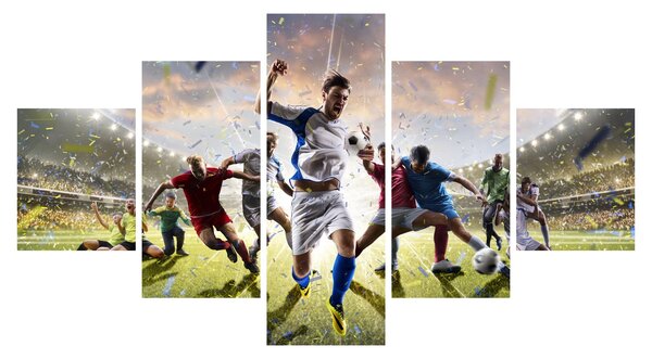 Obraz - Fotbal (125x70 cm)