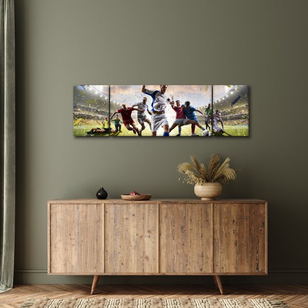 Obraz - Fotbal (170x50 cm)