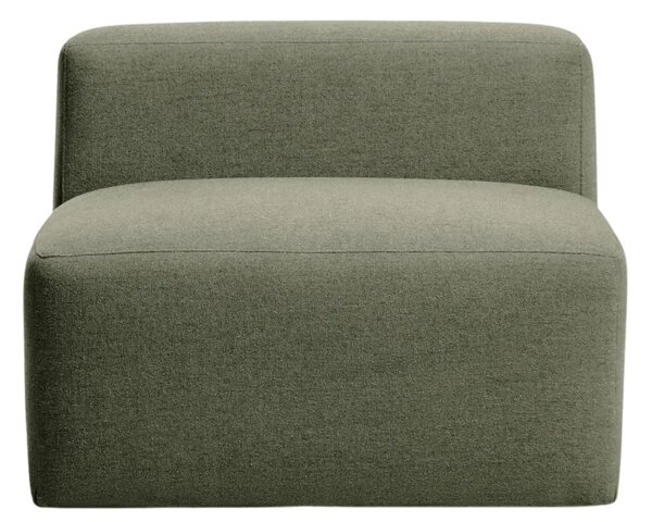 LÉTO -15% Zelené křeslo Kave Home Blok 90 cm
