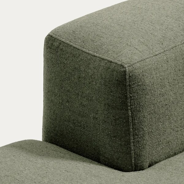 LaForma Zelená čtyřmístná pohovka Blok 380 cm