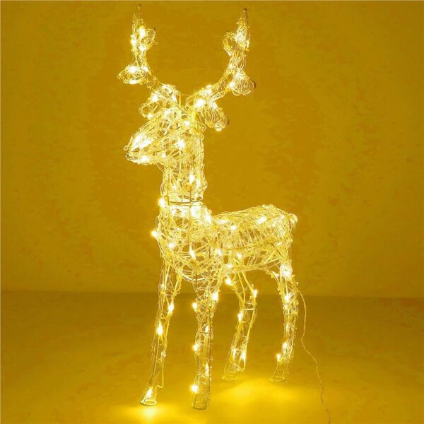 LED Sob - 42cm, 100LED, časovač, IP44, teplá bílá