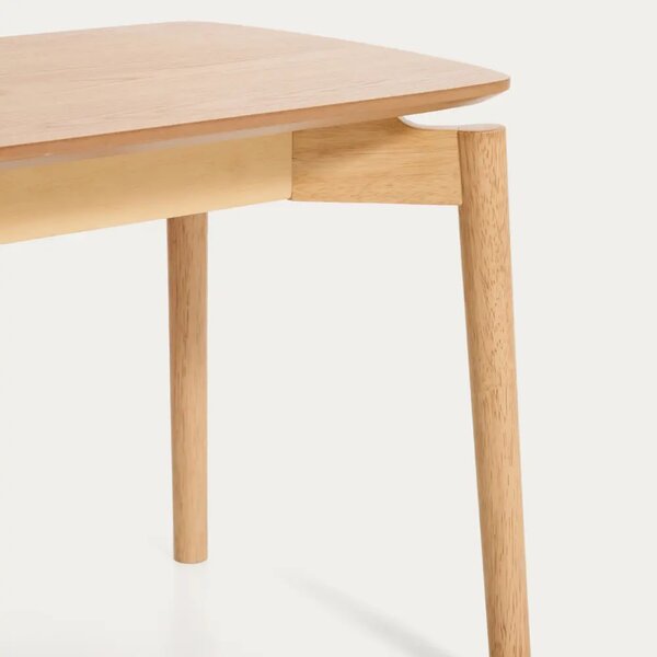 LÉTO -15% Kave Home Dřevěná lavice Evera 120 cm
