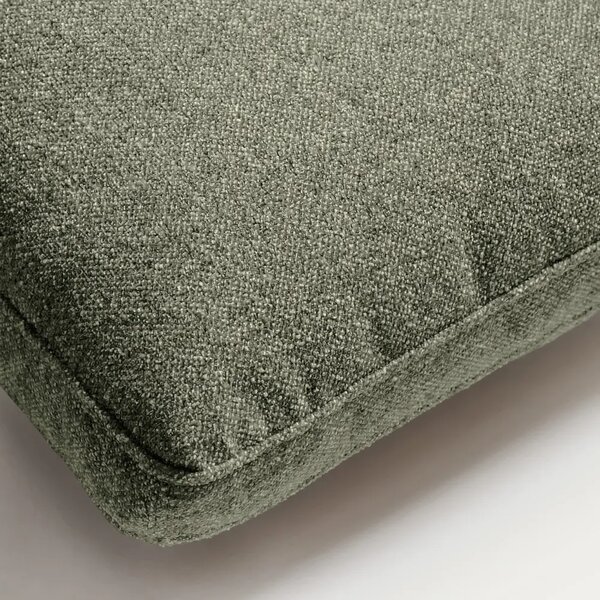 LÉTO -15% Kave Home Zelený polštář Blok 60 x 60 cm