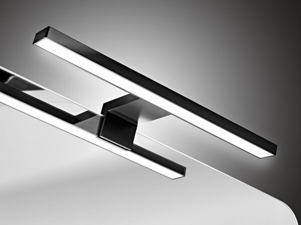 Comad Koupelnová sestava Iconic s deskou, umyvadly, zrcadlem a skříňkami 140 cm bílá
