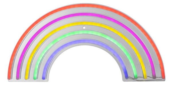 Atmosphera - LED Neonová nástěnná dekorace RAINBOW LED/5V