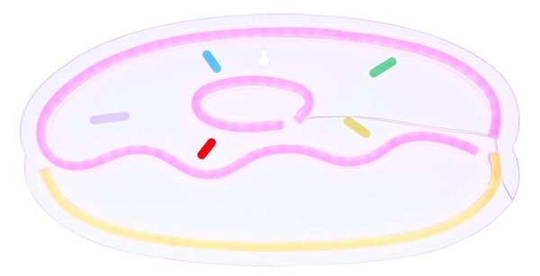 Atmosphera - LED Neonová nástěnná dekorace DONUT LED/5V