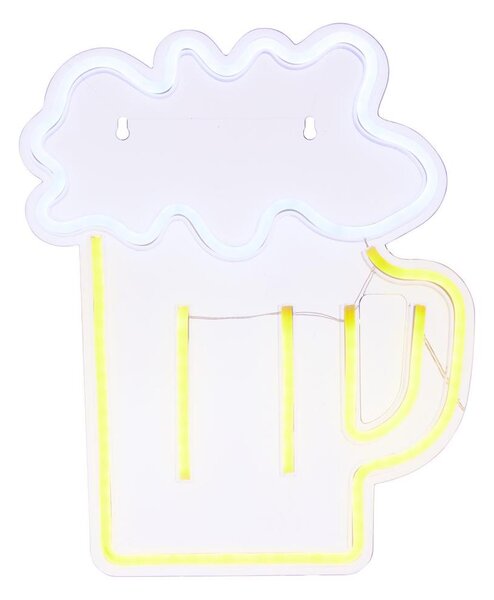 Atmosphera - LED Neonová nástěnná dekorace BEER LED/5V