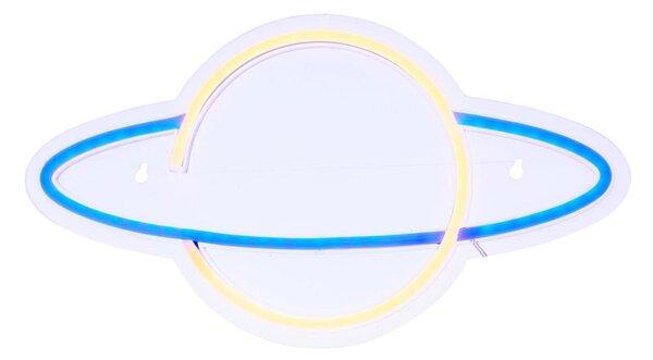 Atmosphera - LED Neonová nástěnná dekorace PLANET LED/5V