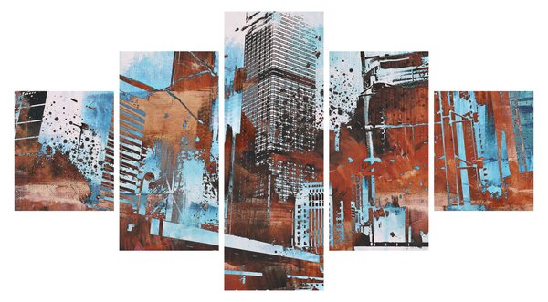 Obraz - Mrakodrapy (125x70 cm)