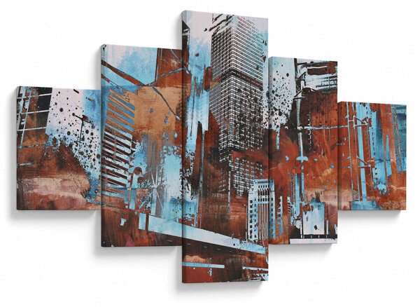 Obraz - Mrakodrapy (125x70 cm)