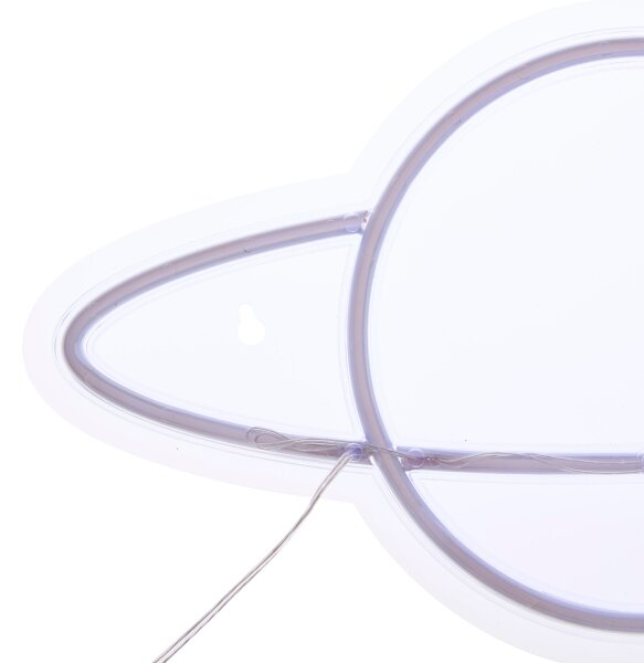 Atmosphera - LED Neonová nástěnná dekorace PLANET LED/5V