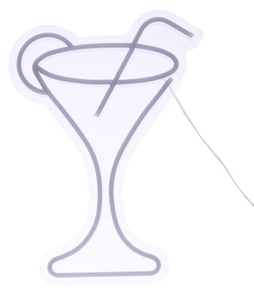 Atmosphera - LED Neonová nástěnná dekorace COCTAIL LED/5V