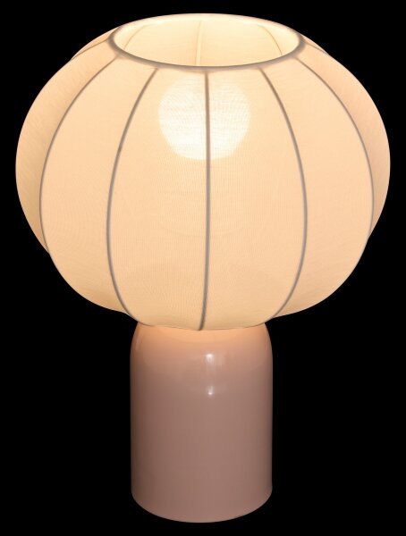 Atmosphera - Stolní lampa TOBIE 1xE27/60W/230V růžová