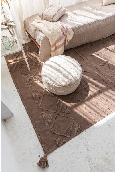 Krémový taburet Chill Natural – Lorena Canals