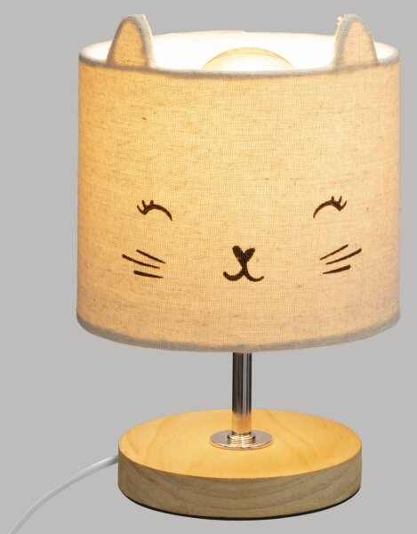 Atmosphera - Dětská stolní lampa TOXEY 1xE14/25W/230V kočka