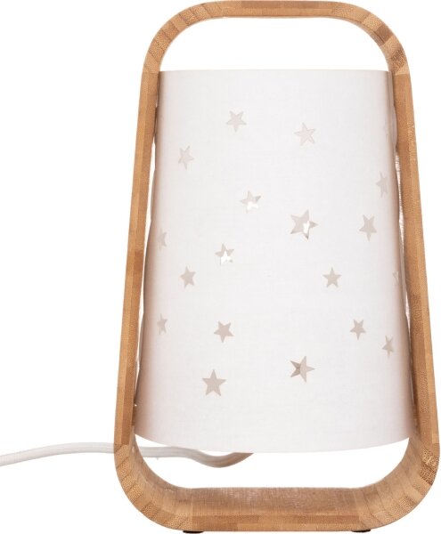Atmosphera - Stolní lampa STARS 1xE14/40W/230V bambus