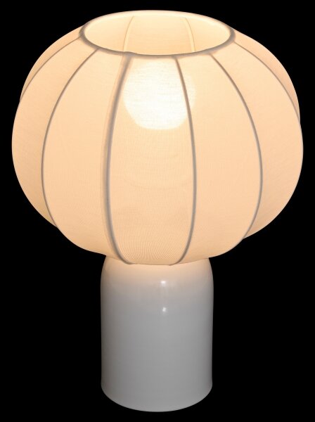 Atmosphera - Stolní lampa TOBIE 1xE27/60W/230V bílá