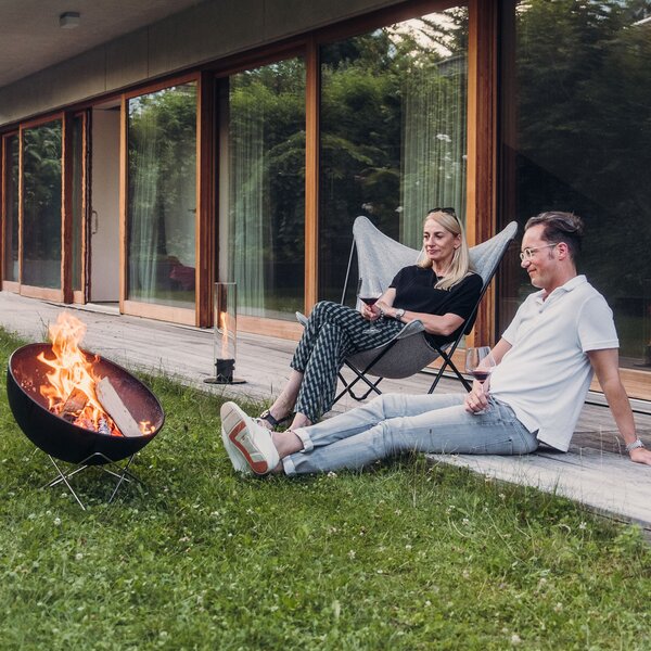 Höfats designové zahradní grily Bowl Star Stand Large